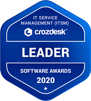 ManageEngine ServiceDesk Plus has been named as a Leader in ITSM space by Crozdesk. Infosec Awards 2020