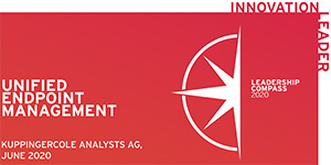 ManageEngine Endpoint Central was recognized as a Leader in the 2020 KuppingerCole Leadership Compass for Unified Endpoint Management (UEM). Apart from being named an overall Leader, KuppingerCole also recognized us as a Product Leader and an Innovation Leader. Infosec Awards 2020